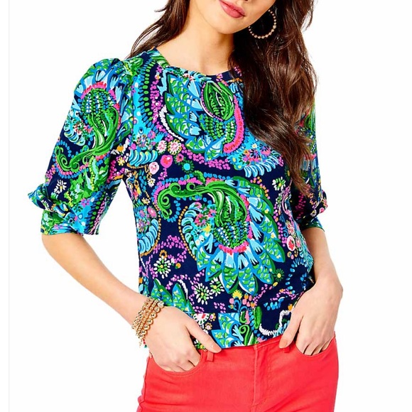 LILLY PULITZER Corden Knit Sweatshirt - Picture 1 of 13